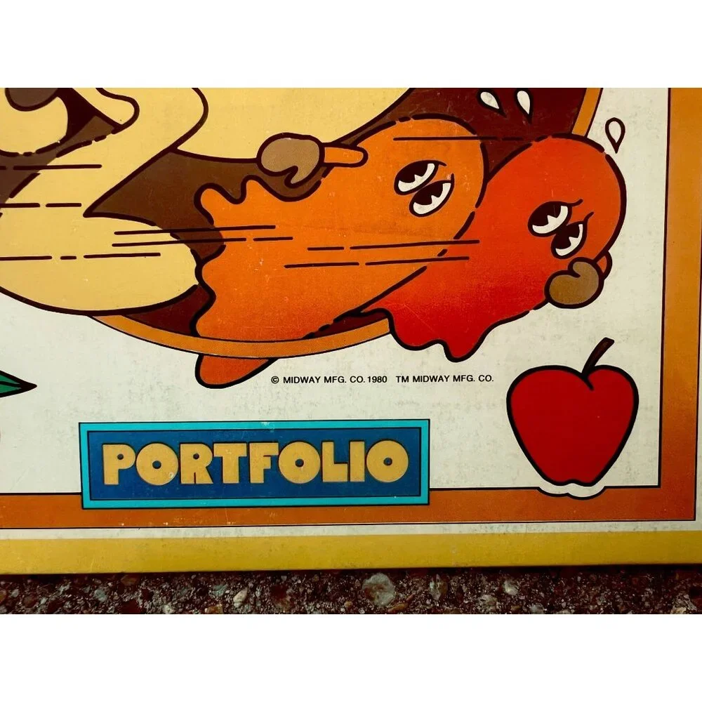 Vintage 1980 Pac-Man Portfolio Folder (Midway) Arcade School Paper Holder